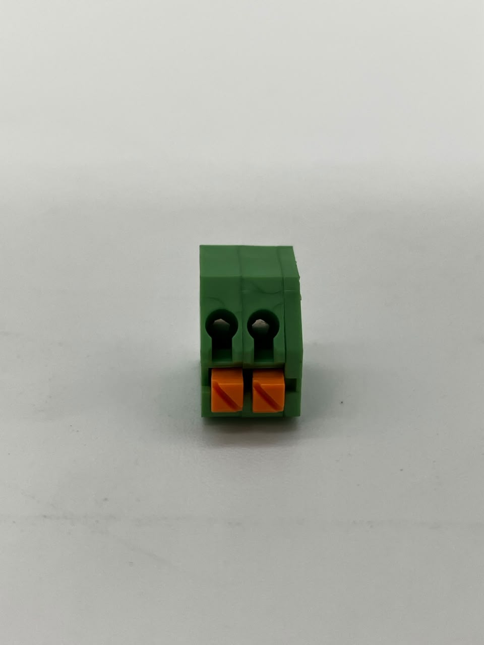 CUI Devices (Same Sky) TBL002A-350-02GR-2OR | 2-Position Screwless PCB Terminal Block (3.50mm Pitch)