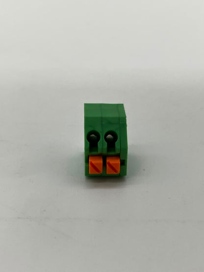 CUI Devices (Same Sky) TBL002A-350-02GR-2OR | 2-Position Screwless PCB Terminal Block (3.50mm Pitch)
