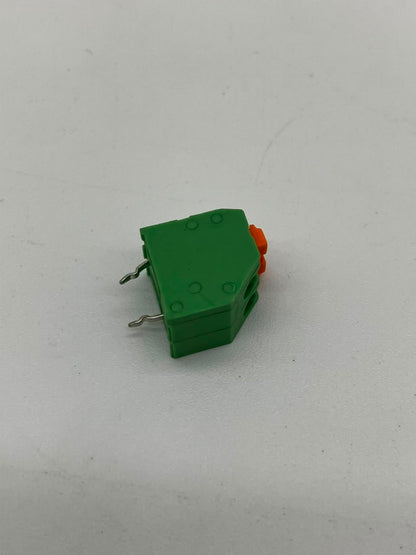 CUI Devices (Same Sky) TBL002A-350-02GR-2OR | 2-Position Screwless PCB Terminal Block (3.50mm Pitch)