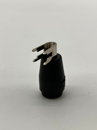 Cal Test Electronics CT3151-0 | 4mm Safety Banana Jack (Horizontal PCB Mount, Black)