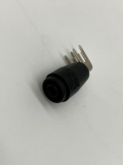 Cal Test Electronics CT3151-0 | 4mm Safety Banana Jack (Horizontal PCB Mount, Black)