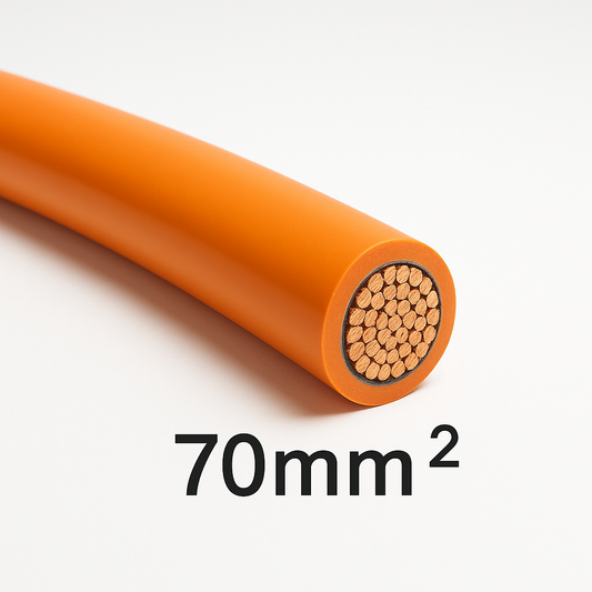 Orange Insulated Cable - 70mm2