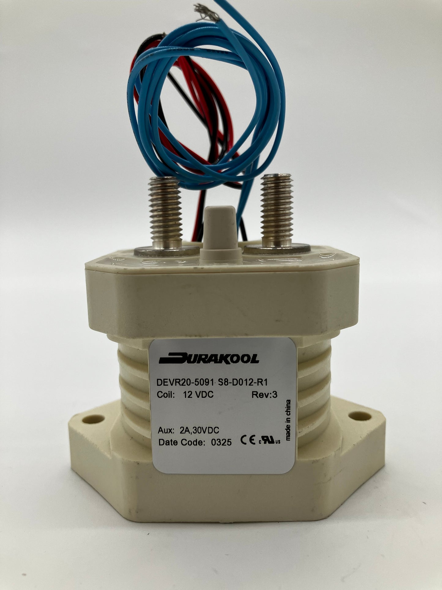 Durakool DEVR20-5091-S8-D012-R1 High-Voltage DC Contactor