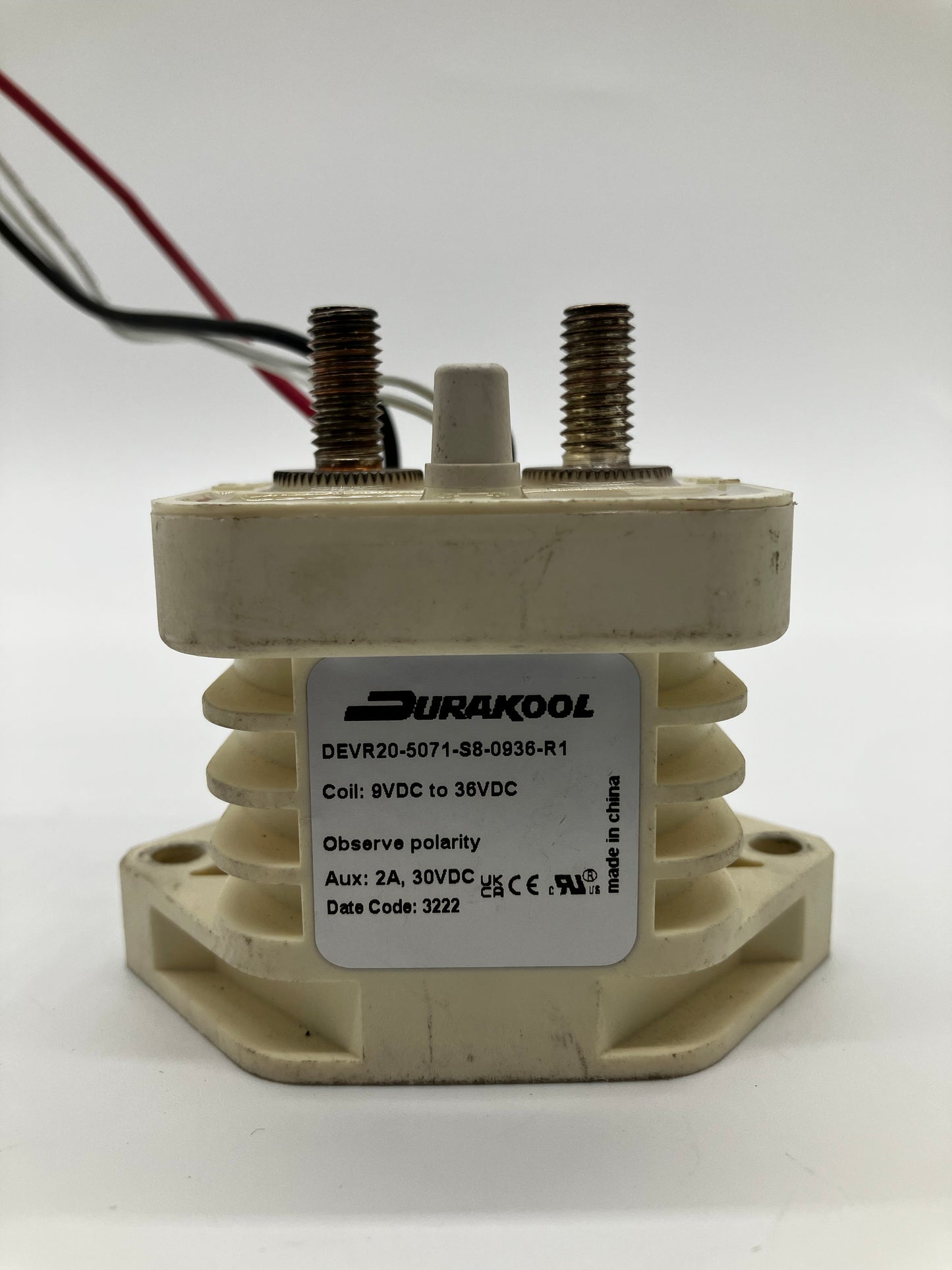 Durakool DEVR20-5071-S8-0936-R1 High-Voltage DC Contactor