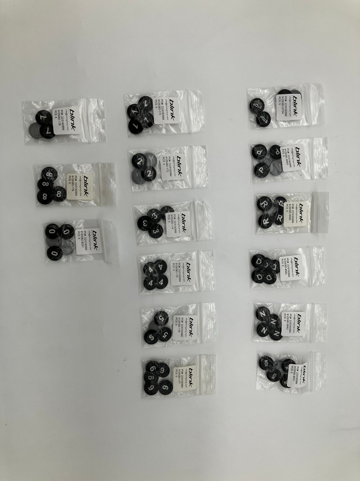 Blink Marine Interchangeable Button Inserts (91Z6382 Series)
