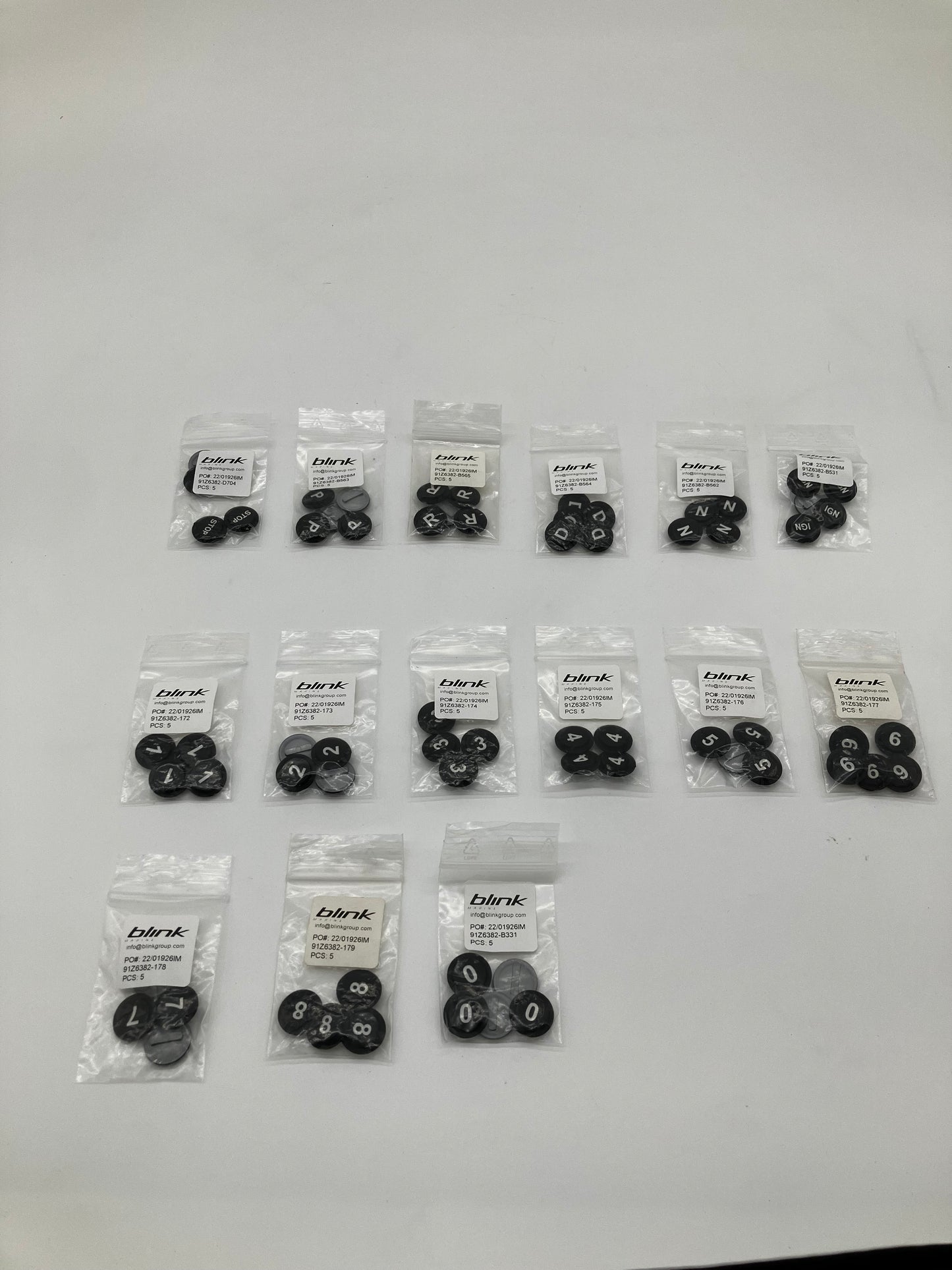 Blink Marine Interchangeable Button Inserts (91Z6382 Series)