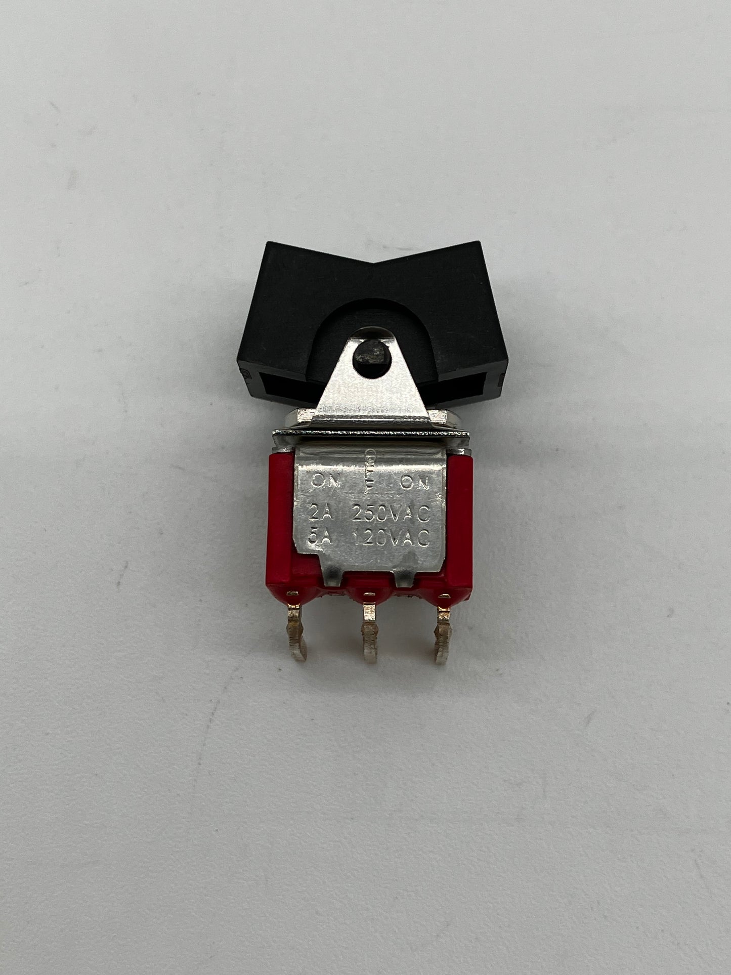 Miniature Right-Angle PCB Mount Rocker Switch (300SP3)
